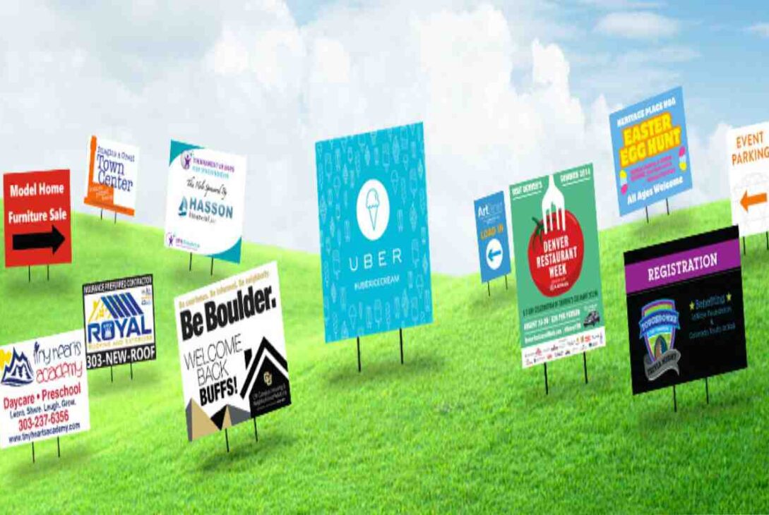Top Benefits of Using Lawn Signs for Advertising