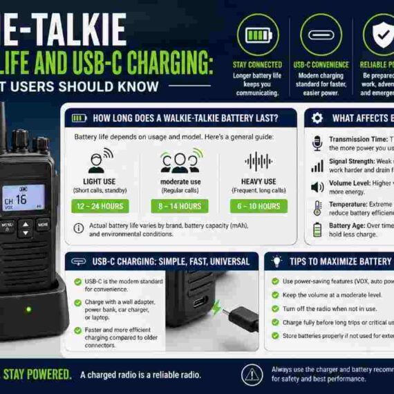 walkie-talkie battery life
