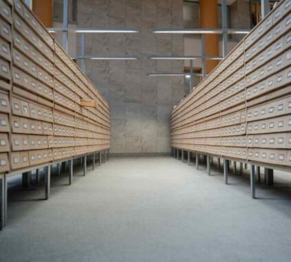 Slide Storage Cabinet