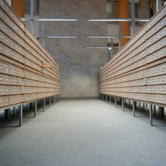 Slide Storage Cabinet