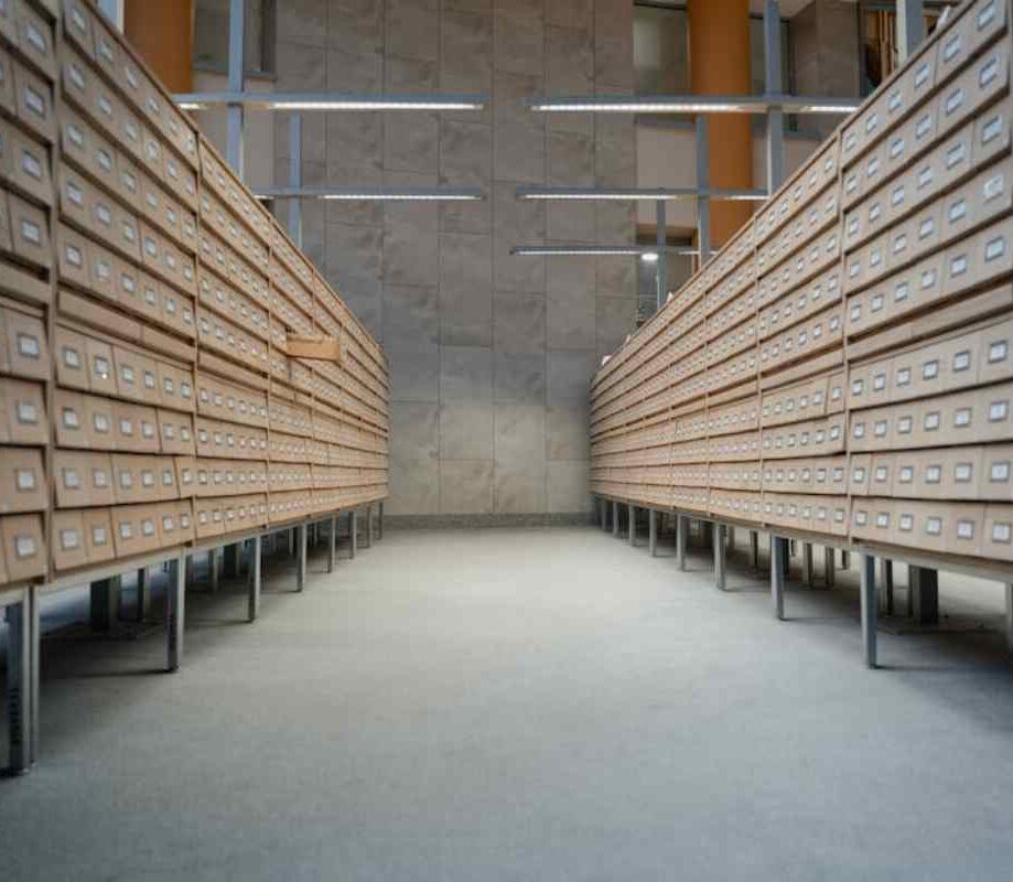 Slide Storage Cabinet