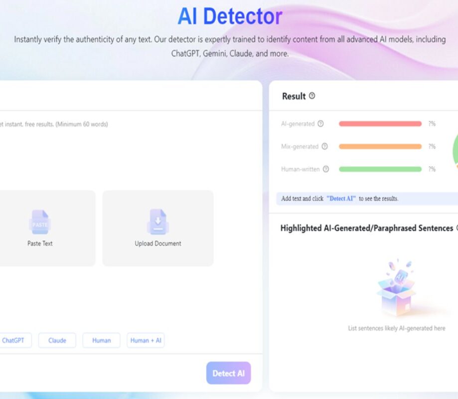 A Comparison of Lynote, GPTZero, and Grammarly