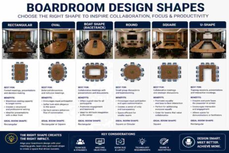 boardroom design shapes